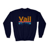 Vail, Colorado Youth Sweatshirt - Unisex Kid's Vail Crewneck Sweatshirt