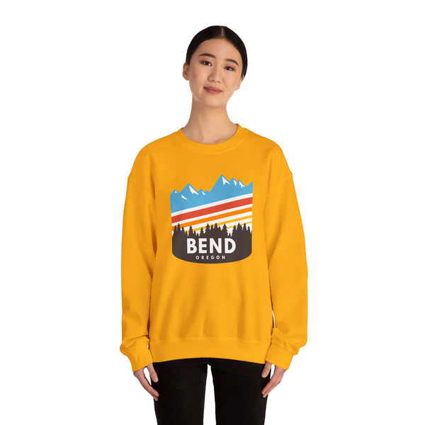 Bend, Oregon Sweatshirt - Unisex Retro Crewneck Bend Sweatshirt