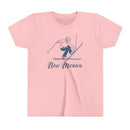 New Mexico Youth Vintage Snow Ski Graphic Tee - Kids T Shirt-4