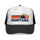 Montana Retro Mountains Trucker Hat - Vintage Style Montana Cap-2