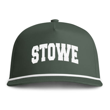 Buy moss Stowe, Vermont Embroidered Rope Hat - Vintage Sunwashed Rope Cap, Comfort Colors
