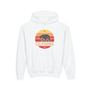 California Youth Hoodie - Retro California Bear Youth Sweatshirt-1