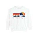 Jackson Hole, Wyoming Mountain Stripes Sweatshirt | Comfort Colors - 100% Cotton-3