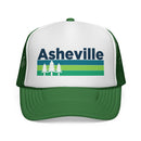 Asheville, North Carolina Retro Trees Trucker Hat - Vintage Style Asheville Cap-2