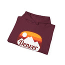Denver, Colorado Hoodie - Retro Ombre Unisex Denver Hoodie Sweatshirt-11