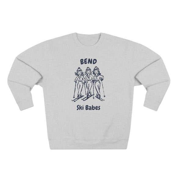 Premium Bend, Oregon Ski Babes Sweatshirt