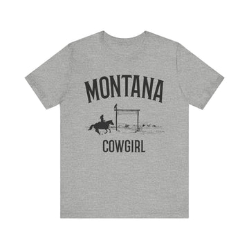 Buy athletic-heather Montana Cowgirl Graphic Tee