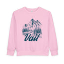 Vail, Colorado Toddler Sweatshirt - Vail Toddler Crewneck Sweatshirt-3