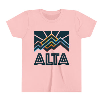 Buy pink Alta, Utah Youth T-Shirt - Kids Alta Shirt