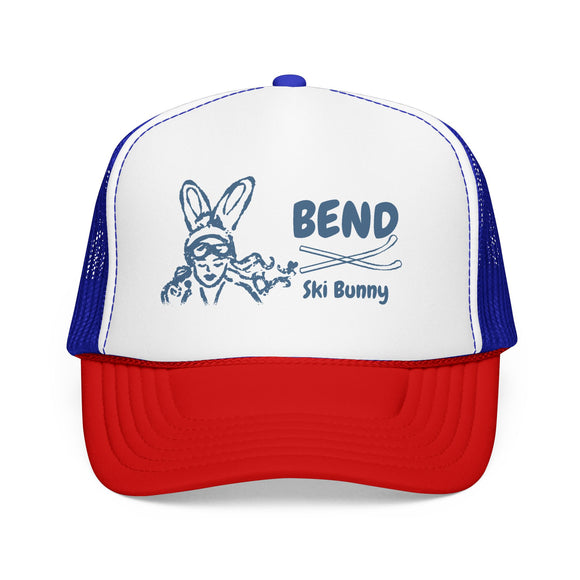 Bend, Oregon Ski Bunny Trucker Hat