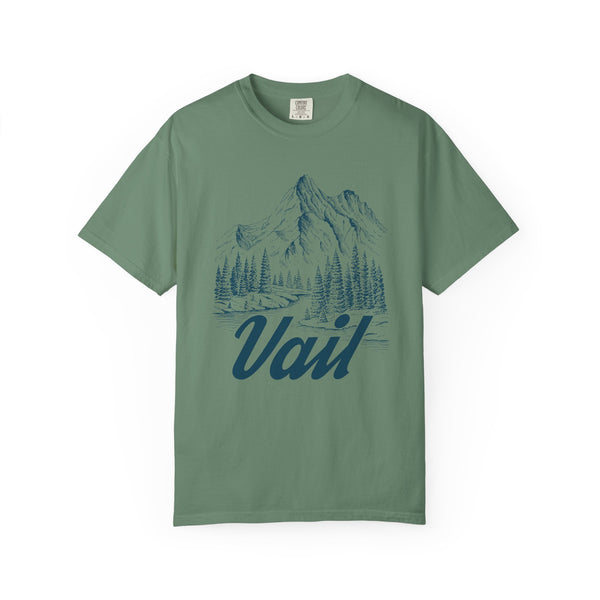 Vail, Colorado Graphic Tee - Mountain Illustration Vail T Shirt