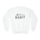 Banff, Canada Youth Sweatshirt - Unisex Kid's Banff Crewneck Sweatshirt-2