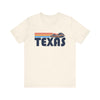Texas T Shirt - Retro Jetski PWC Graphic Texas Tee