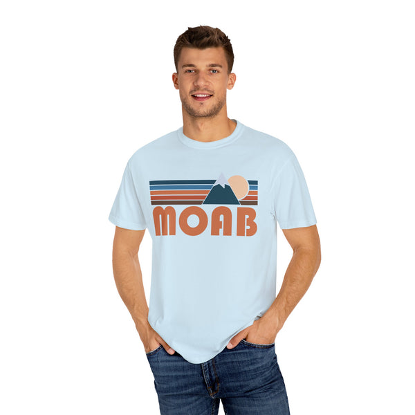 Moab, Utah Graphic Tee, Comfort Colors Retro Unisex Moab T shirt, Mountain Adventure Shirt
