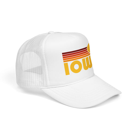 Iowa Retro Sunset Trucker Hat