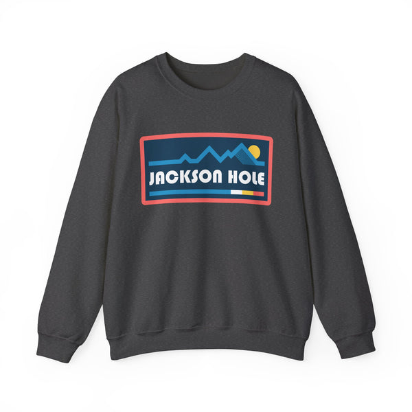 Jackson Hole, Wyoming Sweatshirt - Mountain Graphic Crewneck