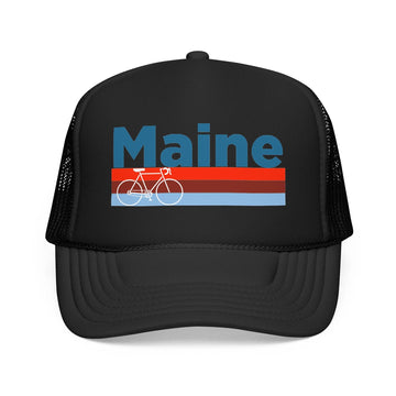 Kids Maine Trucker Hat Foam Bike - Youth Snapback Cap