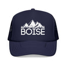 Kids Boise, Idaho Trucker Hat - Youth Snapback Cap on white background