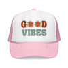 Kids Good Vibes Trucker Hat Boho - Youth Snapback Cap