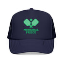 Kids Frisco, Texas Pickleball Trucker Hat - Youth Snapback on white background