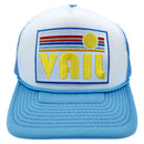 Vail, Colorado Trucker Hat - Retro Sun Snapback Vail Hat-3