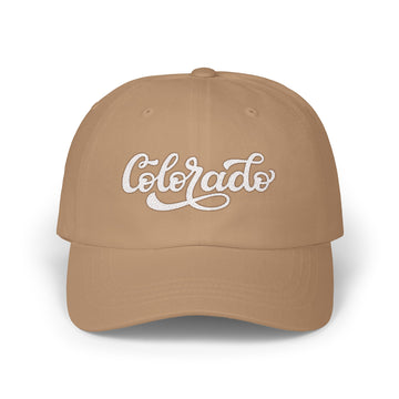 Buy khaki Colorado Dad Hat - Embroidered Colorado Classic Dad Cap