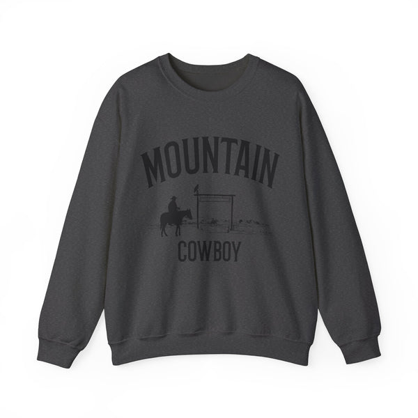 Mountain Sweatshirt - Mountain Cowboy Graphic Crewneck