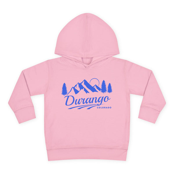 Durango, Colorado Toddler Hoodie - Unisex Mountain Durango Pullover Sweatshirt, Kids Hooded Jumper, Colorado Souvenir