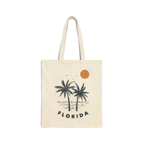 Florida Tote Bag - Cotton Canvas Florida Bag