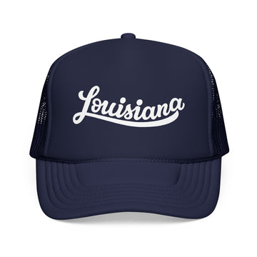 Buy dark-navy Louisiana Trucker Hat - Louisiana Cap
