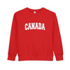Canada Toddler Sweatshirt - Canada Toddler Crewneck Sweatshirt