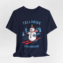 Telluride, Colorado T Shirt - Ski Snowman Graphic Tee-16