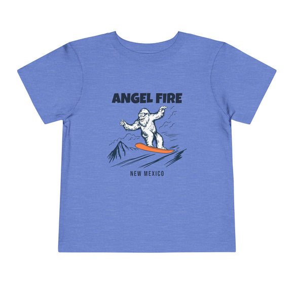 Angel Fire, New Mexico Yeti Snowboard Toddler Tee