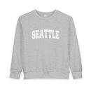 Seattle, Washington Sweatshirt - Seattle Toddler Crewneck Sweatshirt-1