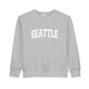 Seattle, Washington Sweatshirt - Seattle Toddler Crewneck Sweatshirt