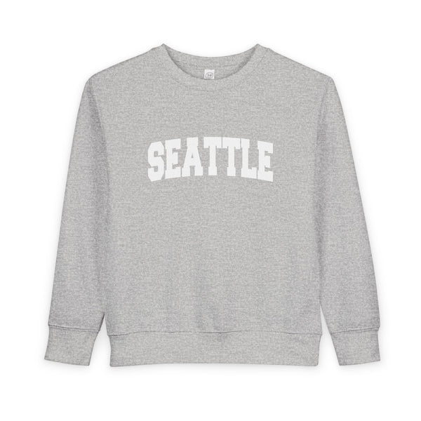 Seattle, Washington Sweatshirt - Seattle Toddler Crewneck Sweatshirt