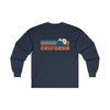 California Long Sleeve Shirt - Retro Unisex Shirt