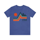 Utah T-Shirt - Retro Mountain Unisex Utah Shirt-2