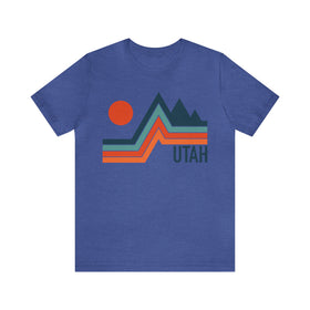 Utah T-Shirt - Retro Mountain Unisex Utah Shirt