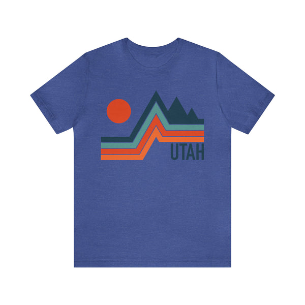 Utah T-Shirt - Retro Mountain Unisex Utah Shirt