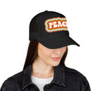 Retro Peace Trucker Hat Boho-10