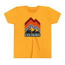 Colorado Youth Shirt - Retro Mountain Colorado Kid's T-Shirt-5