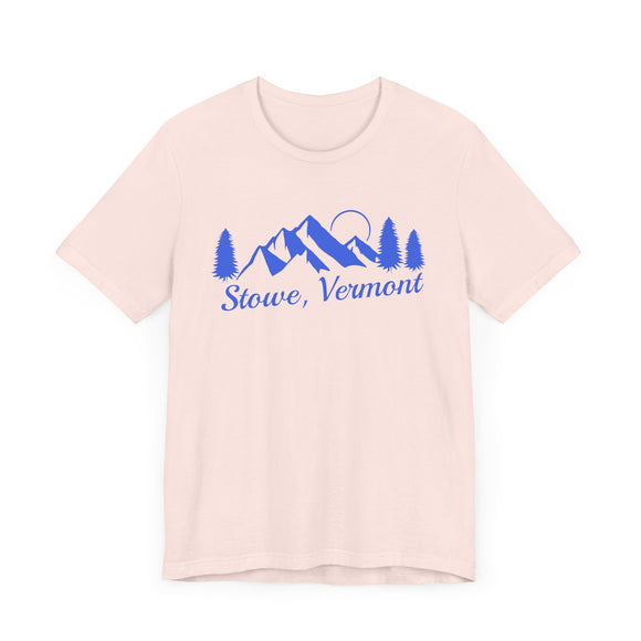 Stowe, Vermont T-Shirt - Retro Mountain Unisex Stowe Shirt