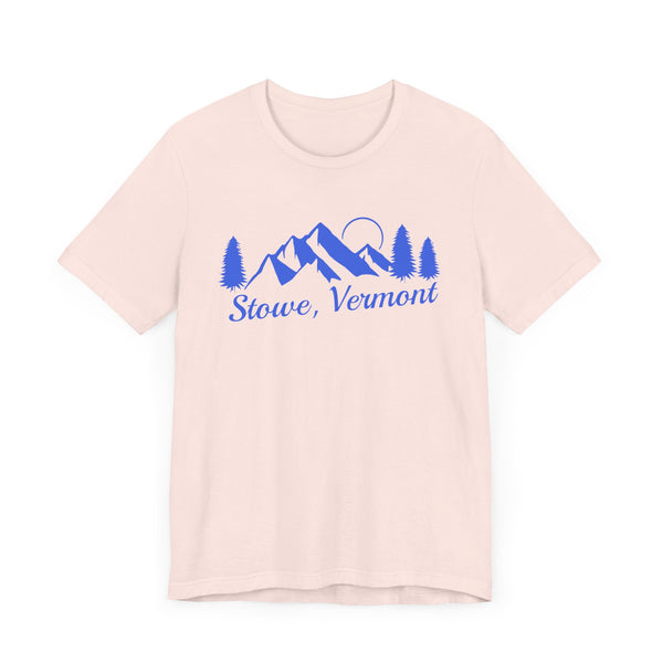 Stowe, Vermont T-Shirt - Retro Mountain Unisex Stowe Shirt