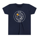 Alta, Utah Youth Shirt - Retro Mountain Alta Kid's T-Shirt-3