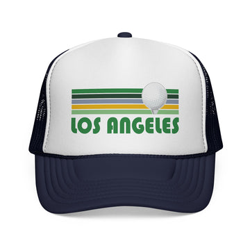 Buy dark-navy Los Angeles, California Retro California Trucker Hat