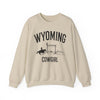 Wyoming Sweatshirt - Wyoming Cowgirl Graphic Crewneck
