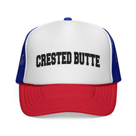 Crested Butte, Colorado Collegiate Style Trucker Hat