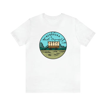 Buy white Nebraska T-Shirt - Unisex Nebraska Shirt