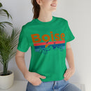 Boise, Idaho Shirt - Mountain Sunset Unisex Boise T-Shirt-62
